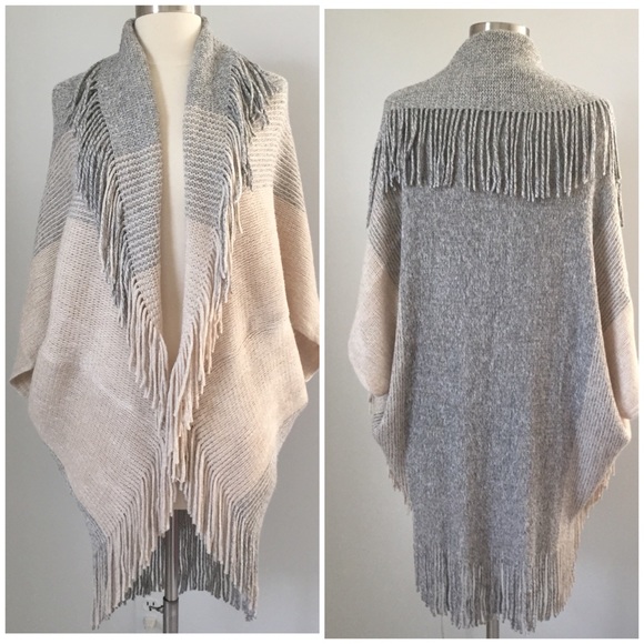 Ribbed Fringe Cardigan - 2 Available Colors NWT - Picture 5 of 6